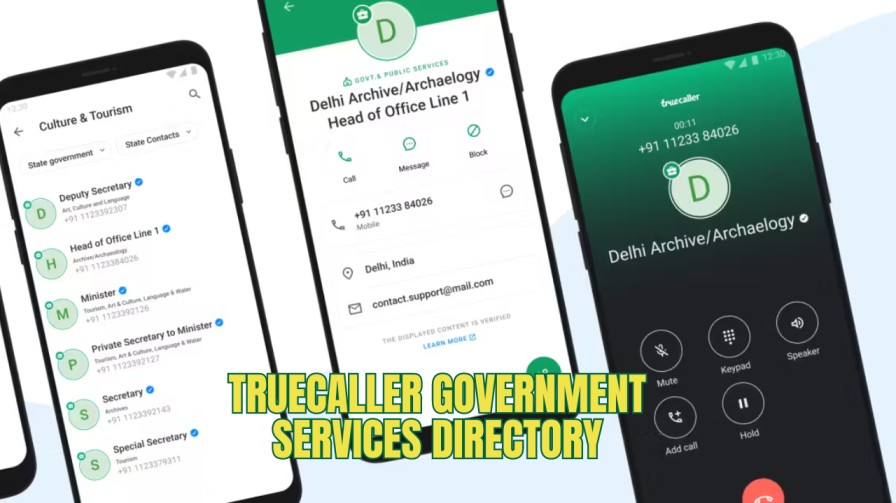 Truecaller Government Services Directory
