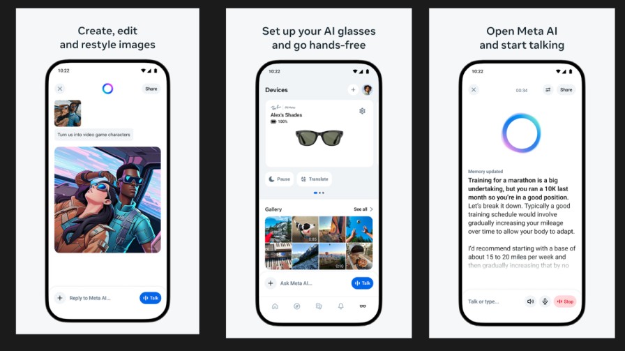 Meta AI App Download – Meta AI voice driven assistant